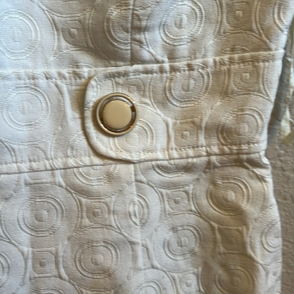 Antonio Melani Dress Ivory Size 8 Sleeveless - Picture 3 of 10